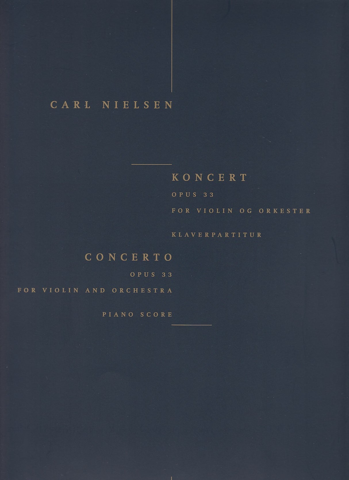 Nielsen, Concerto op. 33 (Critial Ed.) (W.Hansen)