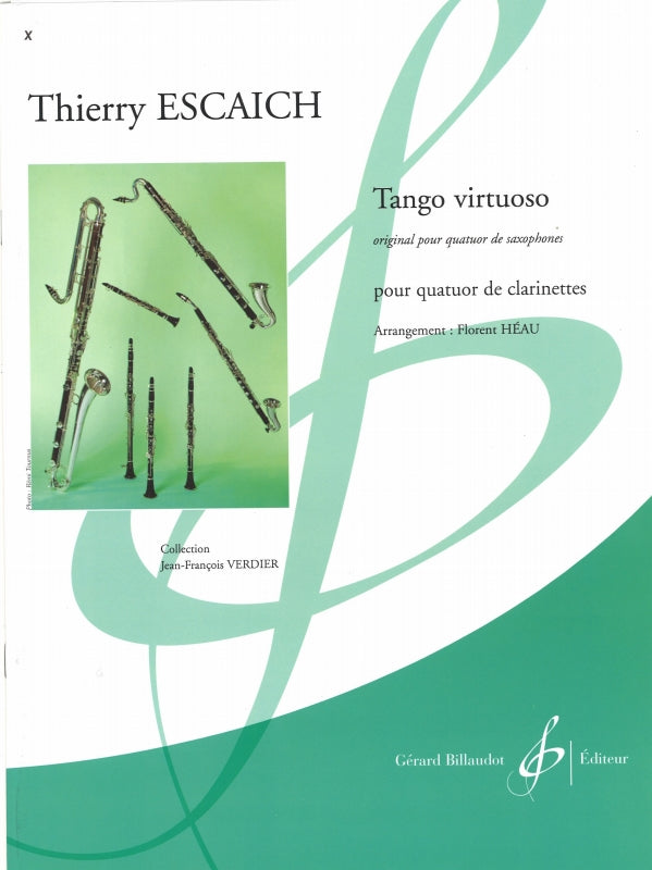 Escaich, Tango virtuoso (4Cl) (Billaudot)