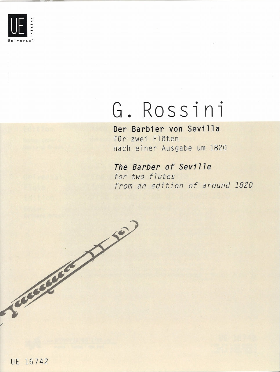 Rossini, Barbier von Sevilla (2Fl) (Universal)