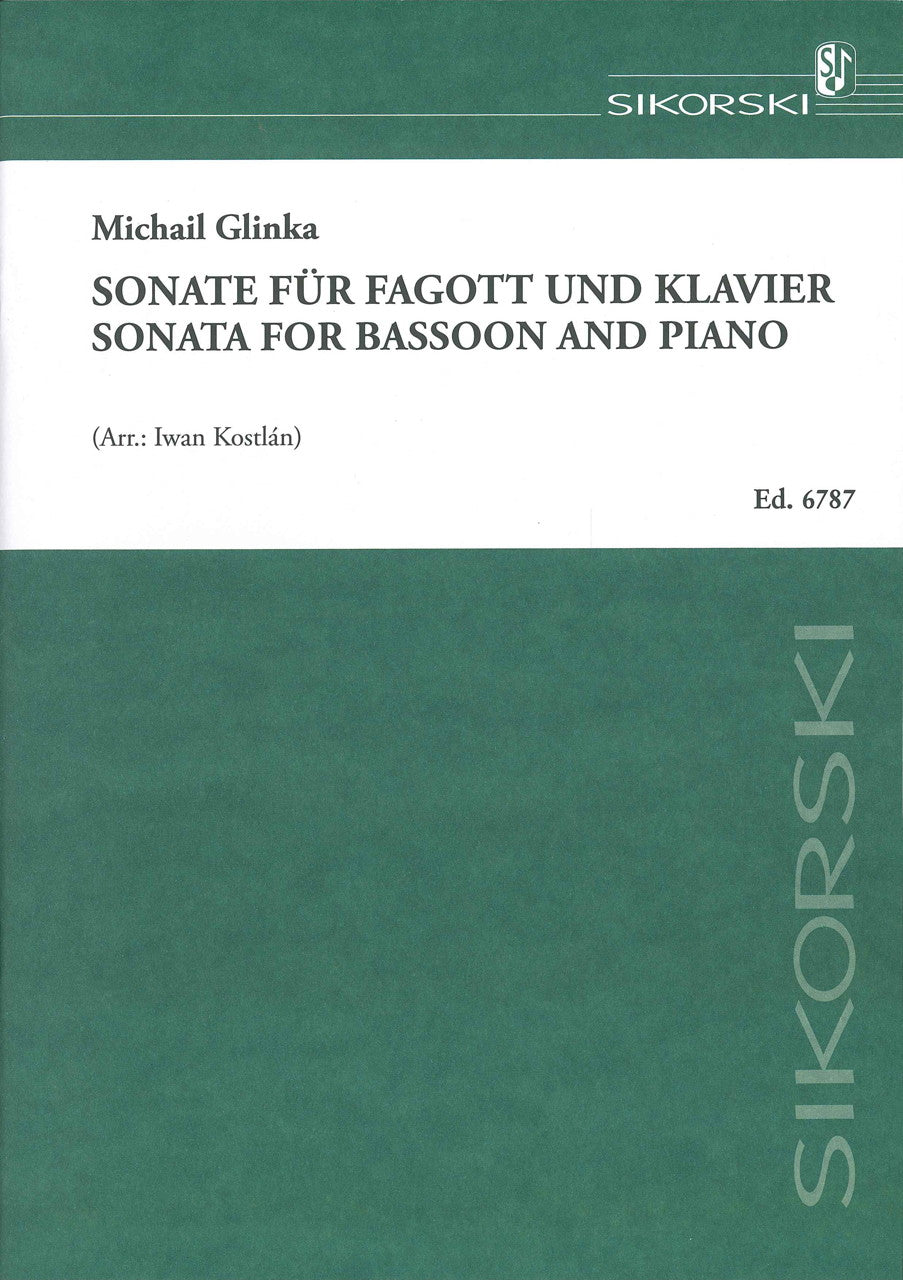 Glinka, Sonata for basson and piano (Sikorski)