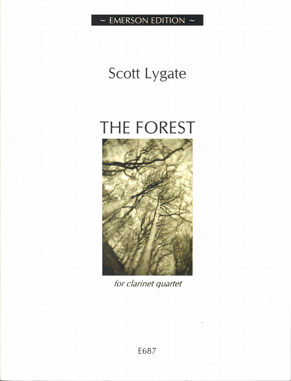 Lygate, Forest, for clarinet quartet (Emerson Edition)