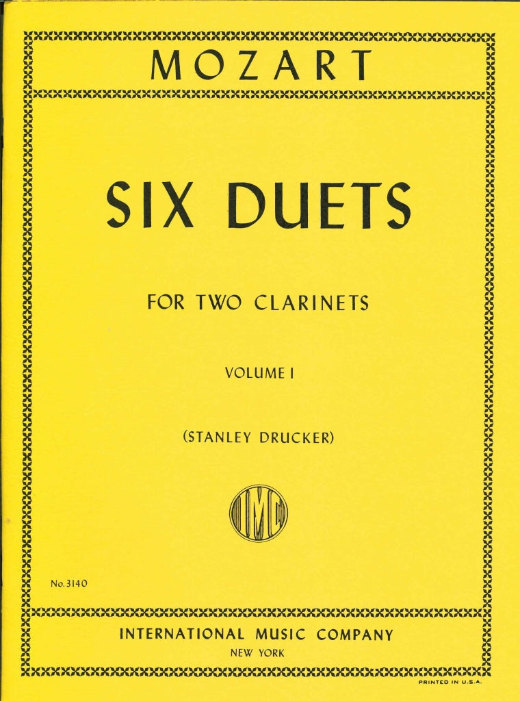Mozart, 6 Duets, 1 (Drucker) (IMC)