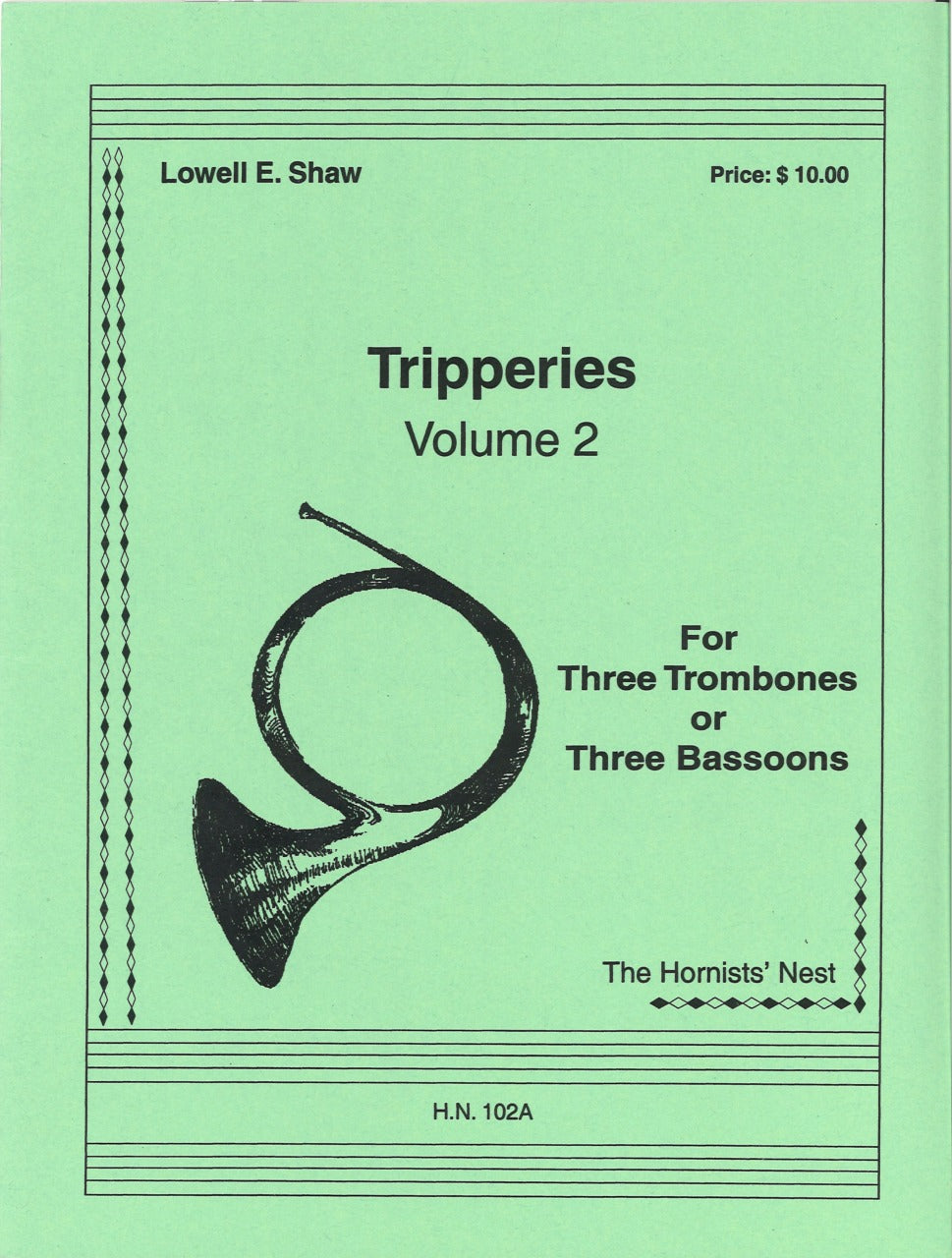 Shaw, Tripperies 2 (3Tbn/3Bn) (Hornists' Nest)