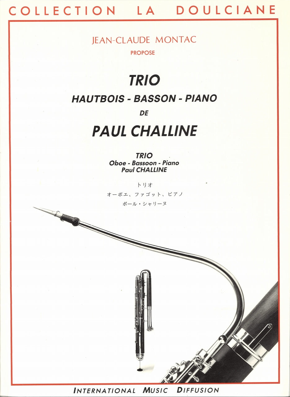 Challine, Trio (Ob,Bn,Pf) (IMD (International Music Diffusion))