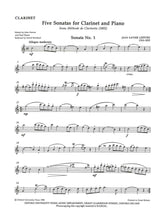 Lefevre, 5 Sonatas from 'Methode' (Oxford University Press)