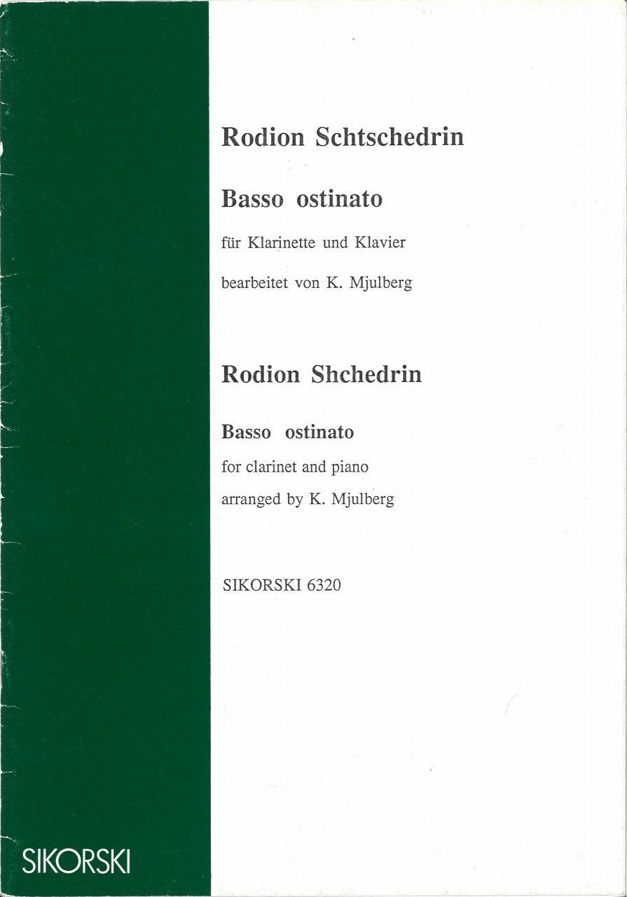 Shchedrin, Basso ostinato (Sikorski)