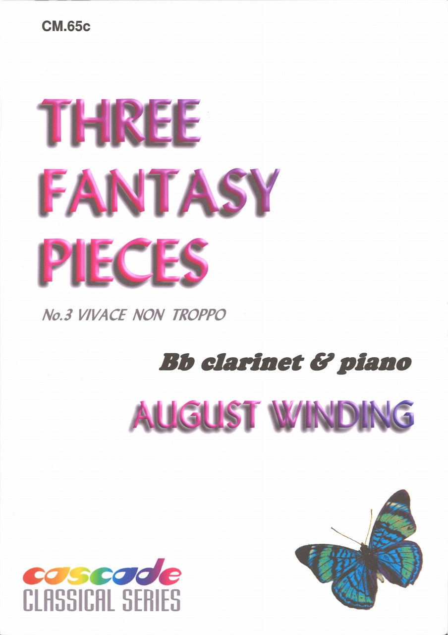 Winding, 3 Fantasy Pieces op. 19, No. 3 (Cascade Music Pub.)