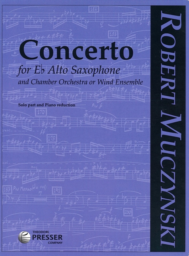 Muczynski, Concerto for Alto Sax op. 41 (Presser)