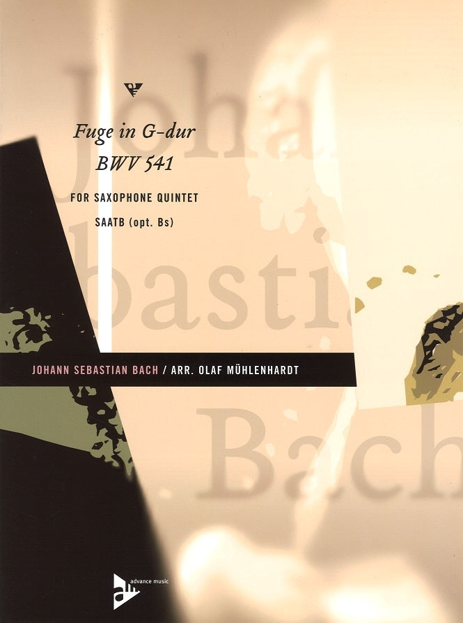 Bach, Fuge in G, BWV 541 (SAATBr,[Bs]) (Advance Music)