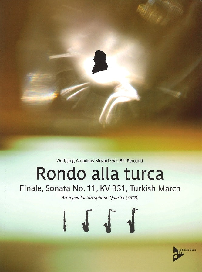 Mozart, Rondo alla turca (SATBr Sax) (Advance Music)