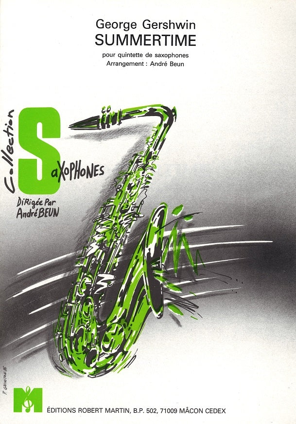Gershwin, Summertime (AATTBr Sax) (Robert Martin)