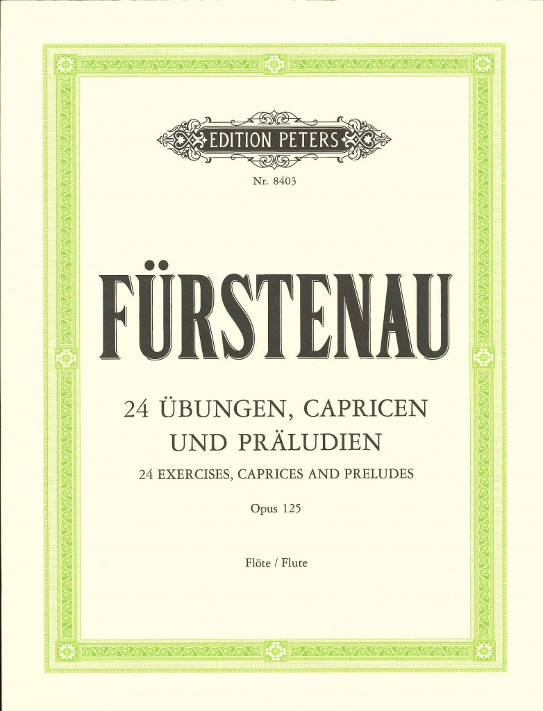 Furstenau, 24 Ubungen/Exercises op. 125 (Peters)