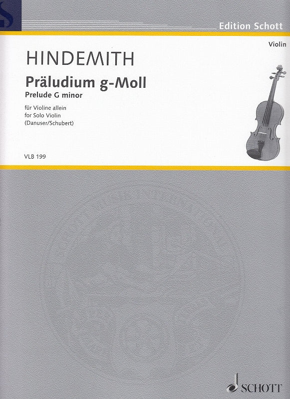 Hindemith, Praeludium in g (1917) (Schott)