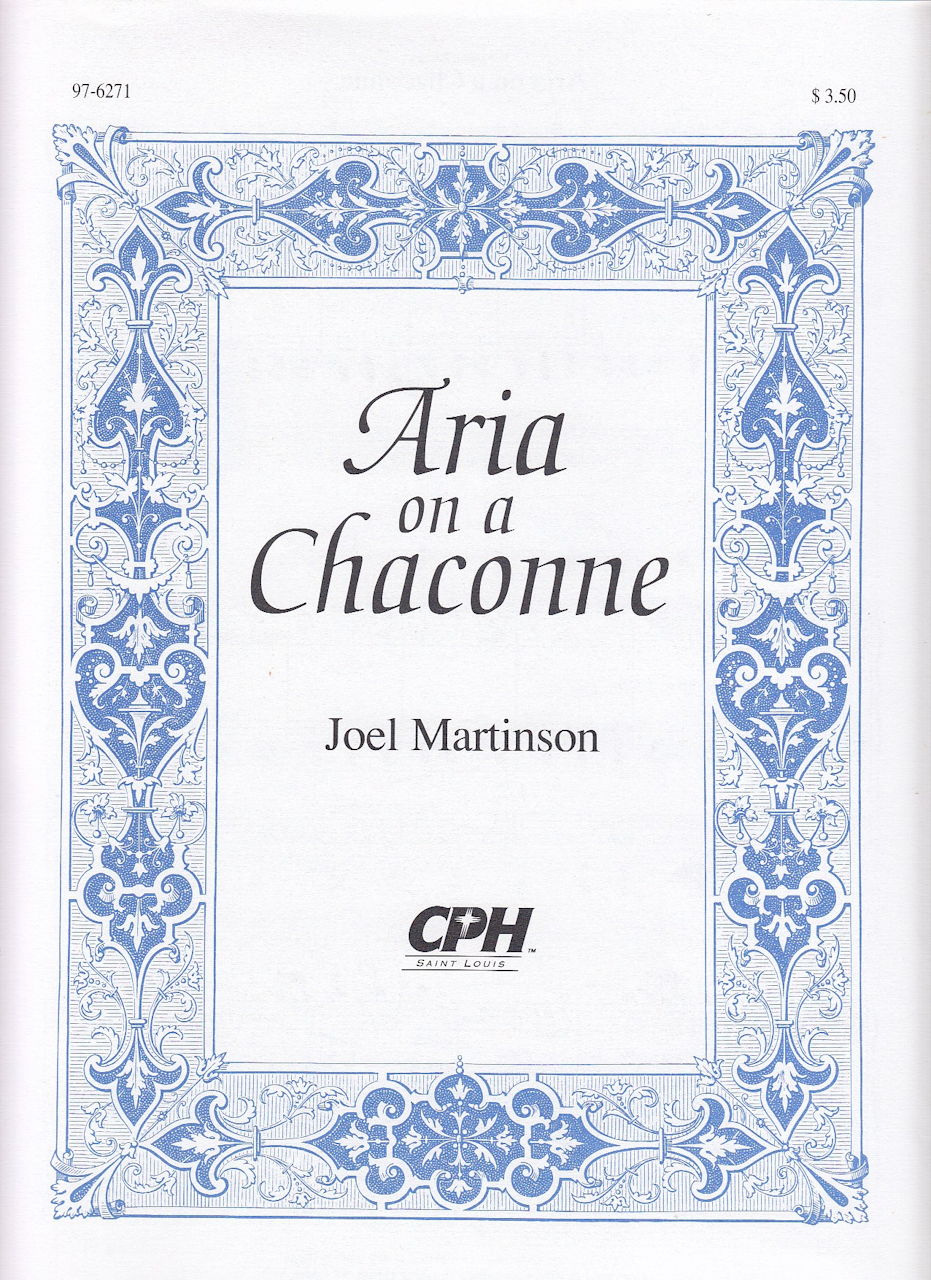 Martinson, Aria on Chaconne (Concordia)