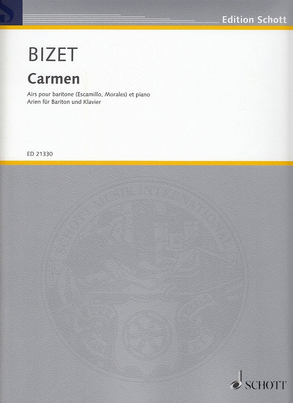 Bizet, Carmen, Airs pour baritone [F/G] (Schott)