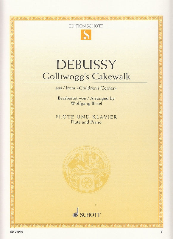 Debussy, Golliwogg's Cakewalk (Fl,Pf) (Schott)
