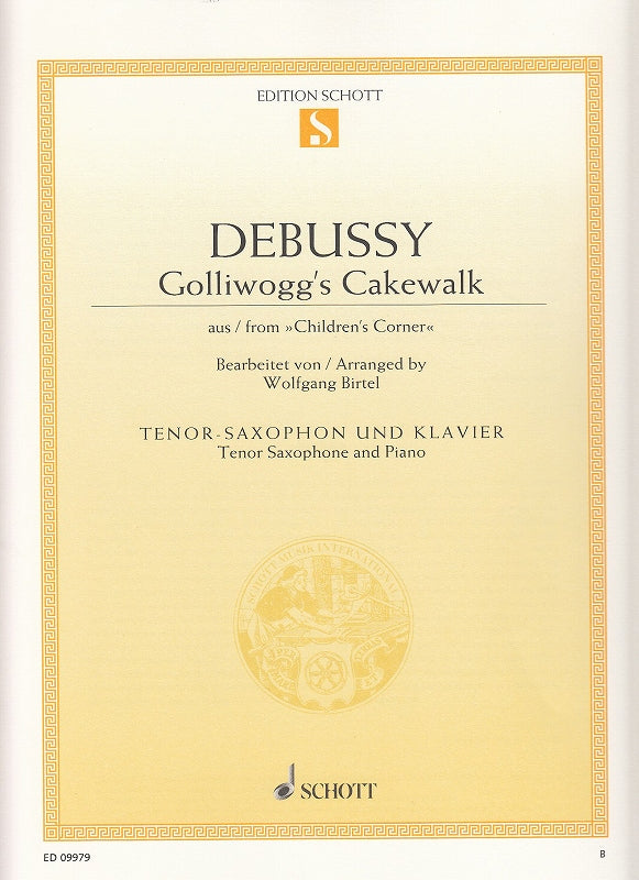 Debussy, Golliwogg's Cakewalk (TSax,Pf) (Schott)