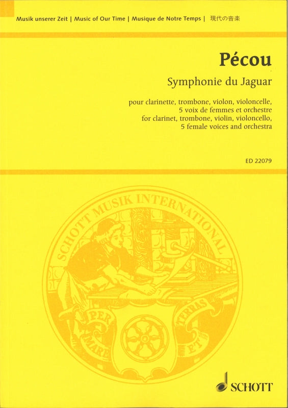 Pecou, Symphonie du Jaguar (Schott)
