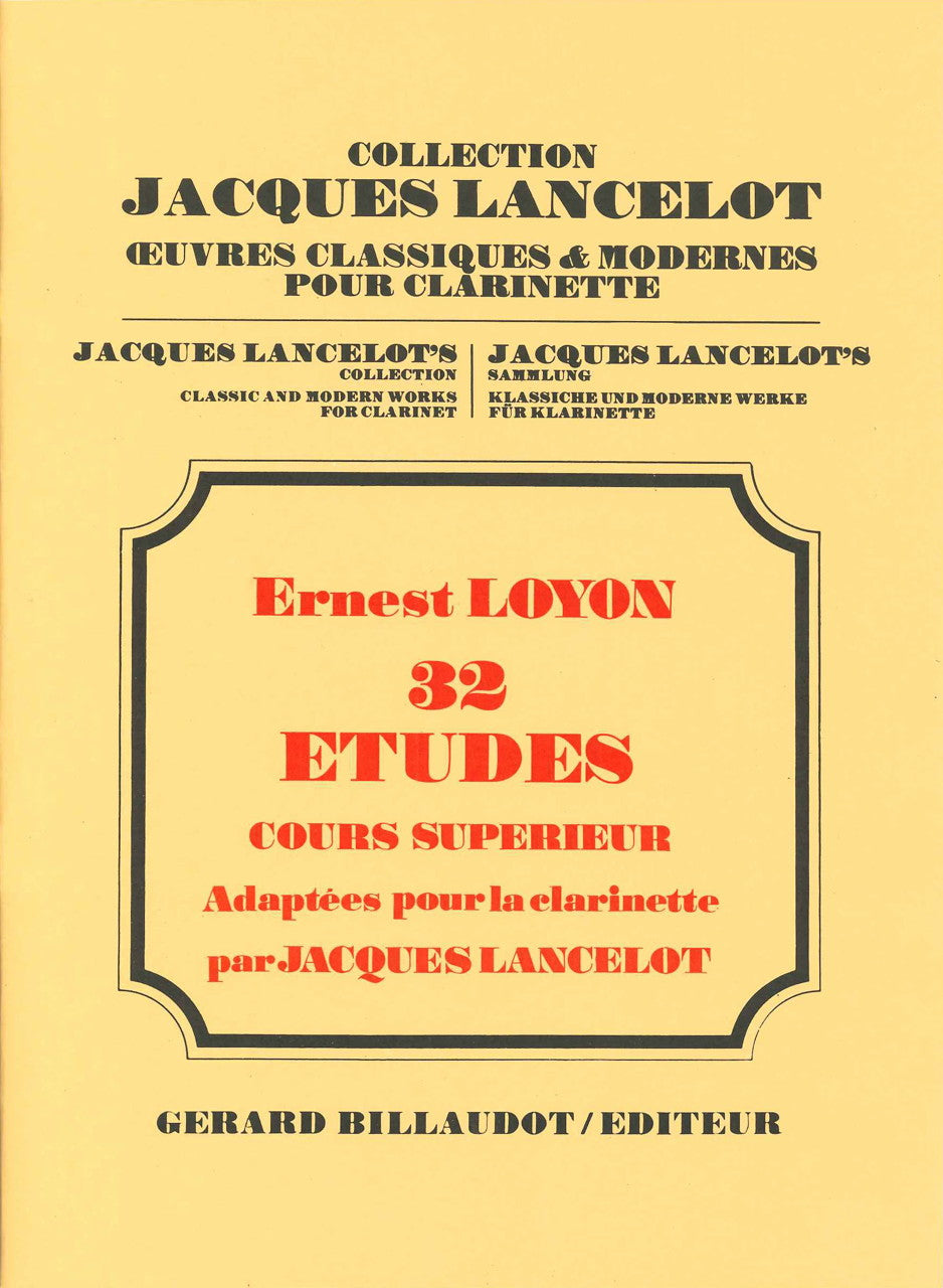 Loyon, 32 Etudes cours superieur (Billaudot)