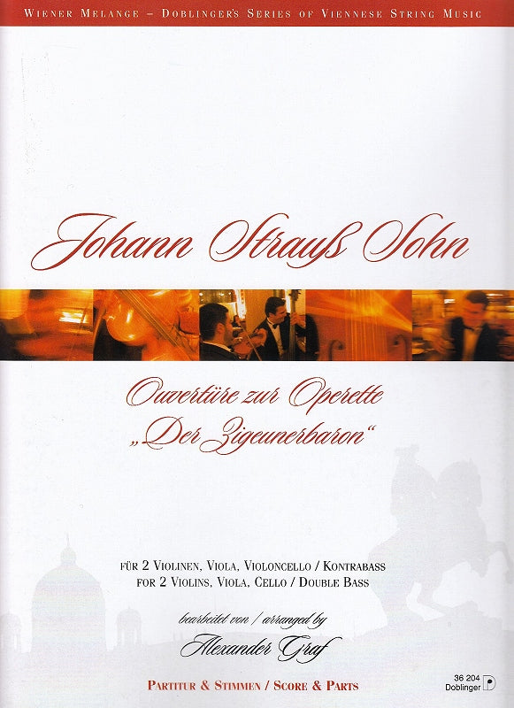Strauss,J., Zigeunerbaron Ovt. (Qrt) (Doblinger)