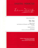 Strauss,J., Tik-Tak. Polka schnell Parts (Doblinger)