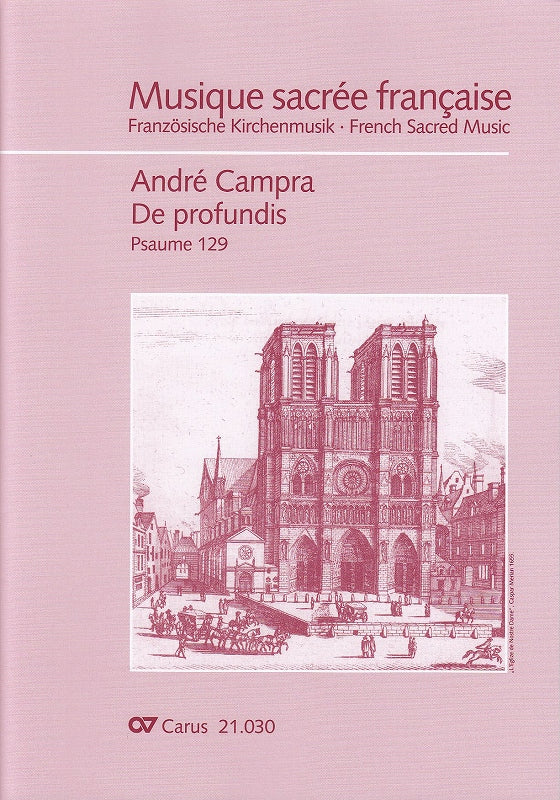 Campra, De profundis: Full Score (Carus)