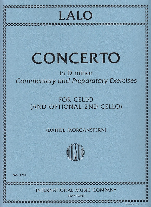 Lalo, Concerto in d (Solo Vc,[2nd Vc]) (IMC)