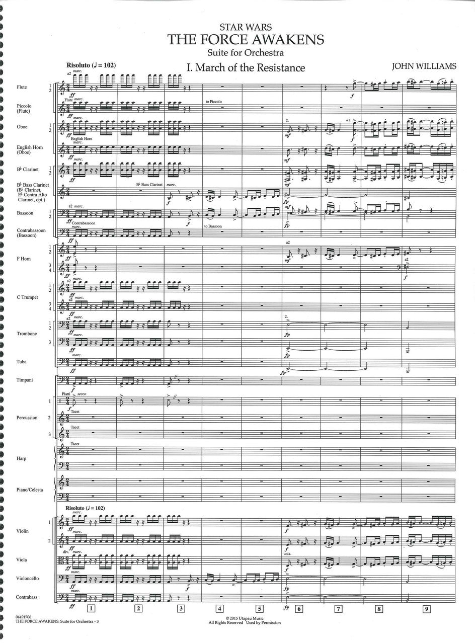 Williams, Star Wars Force Awakens Score (Hal Leonard)