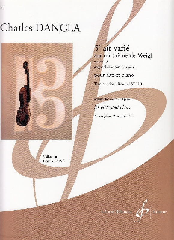 Dancla, Air varie No. 5 op. 89/5 (Billaudot)