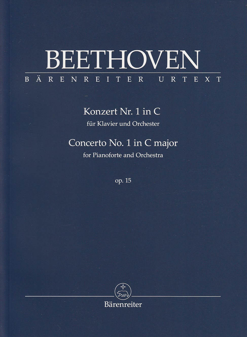 Beethoven, Concerto for Piano No. 1 (Barenreiter)