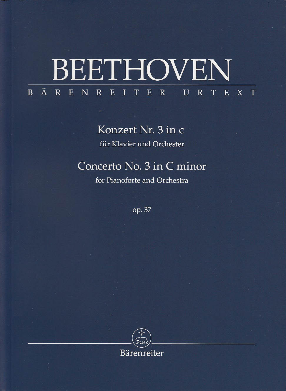 Beethoven, Concerto for Piano No. 3 (Barenreiter)