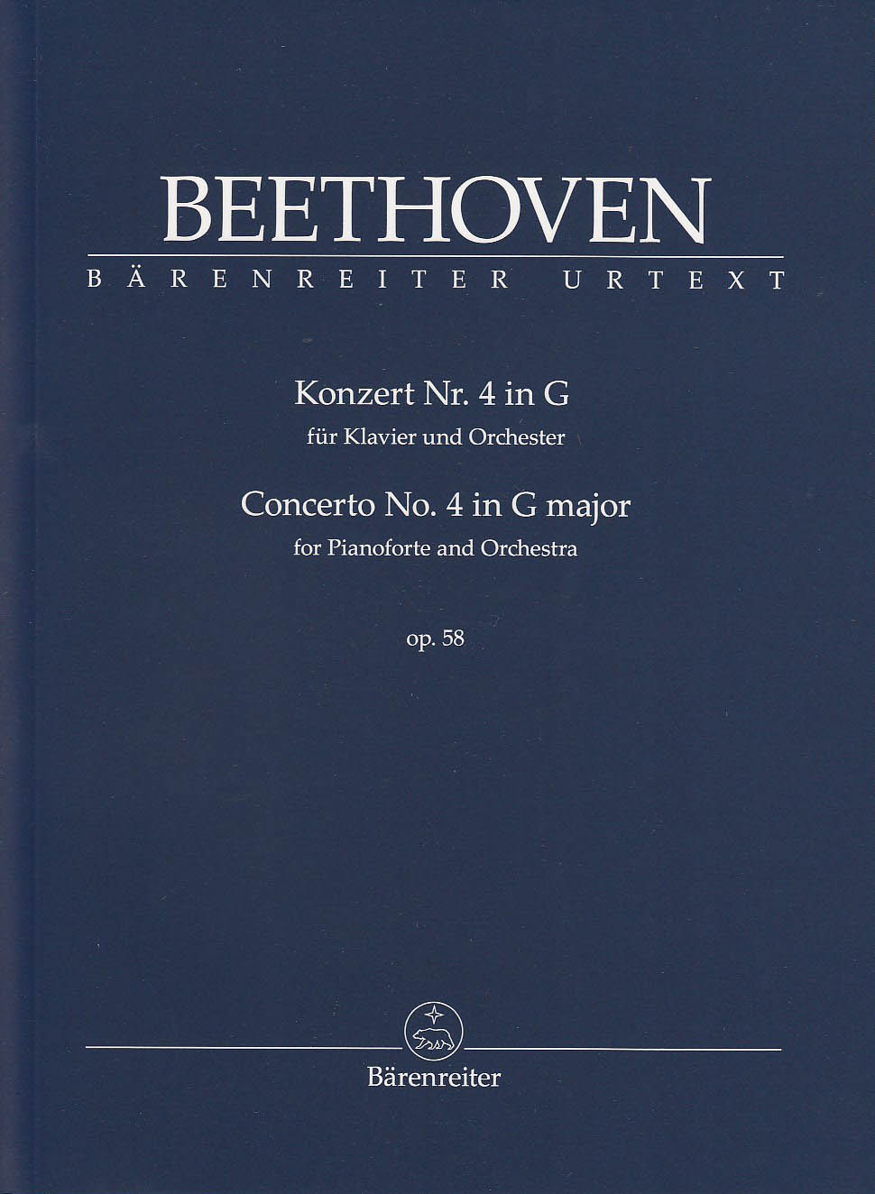 Beethoven, Concerto for Piano No. 4 (Barenreiter)