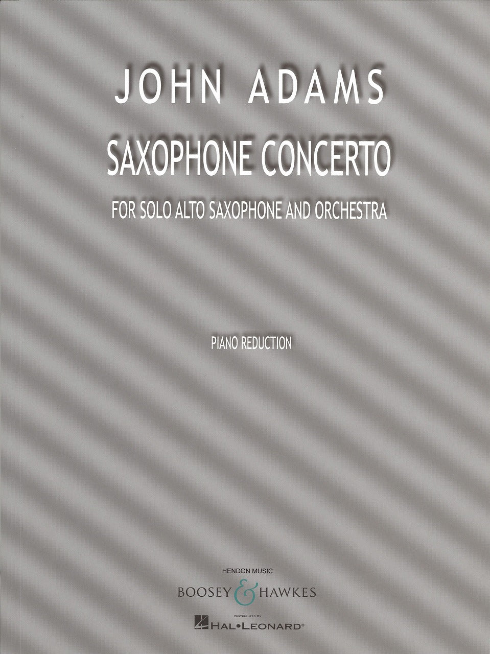 Adams, Concerto for Saxophone (ASax,Pf) (Boosey)
