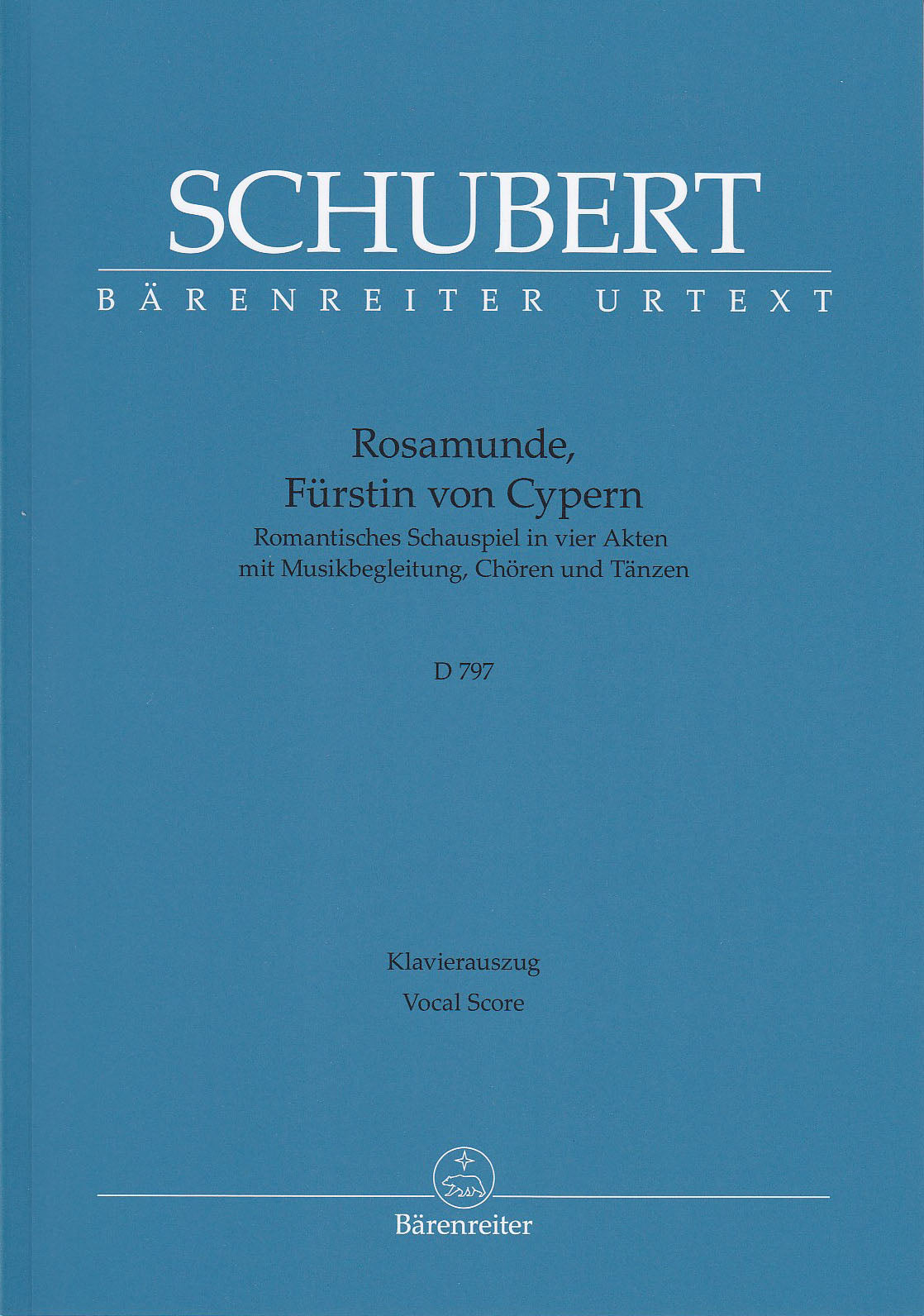 Schubert, Rosamunde D 797 [G] (Barenreiter)