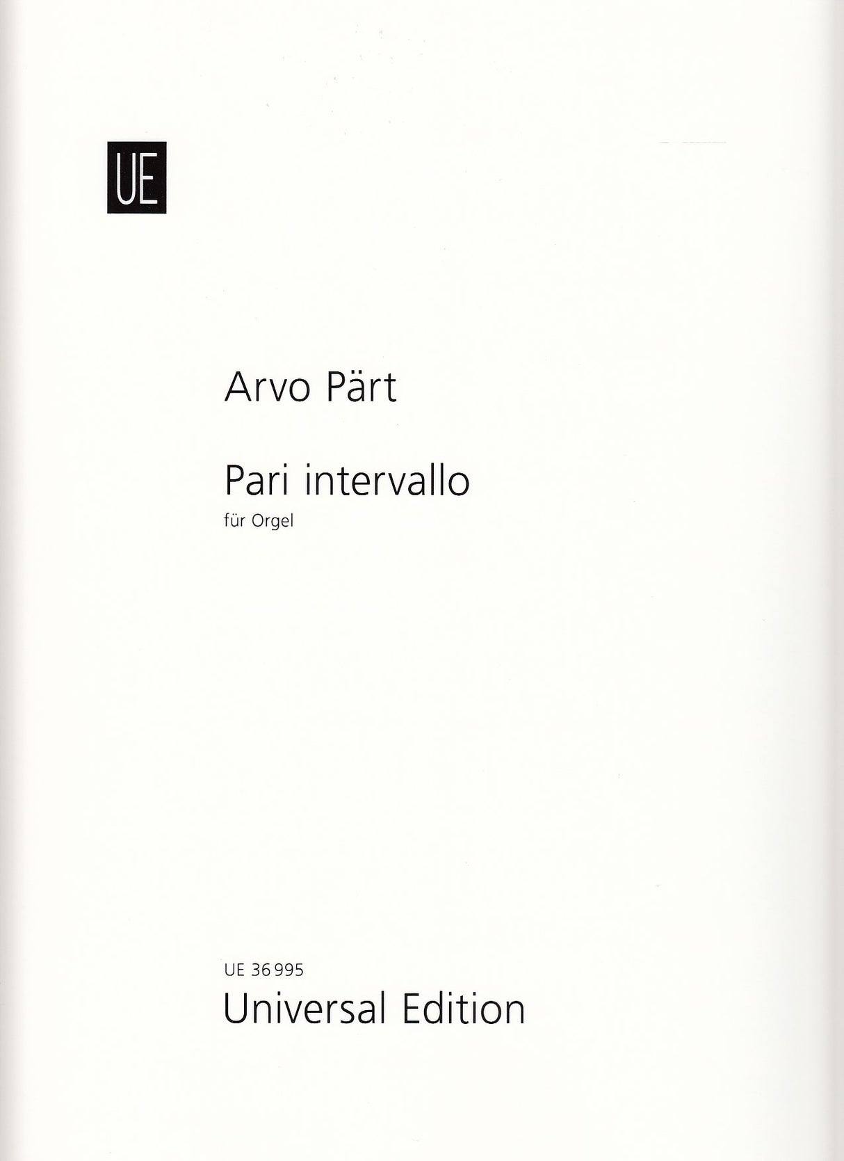 Part, Pari intervallo (Universal)