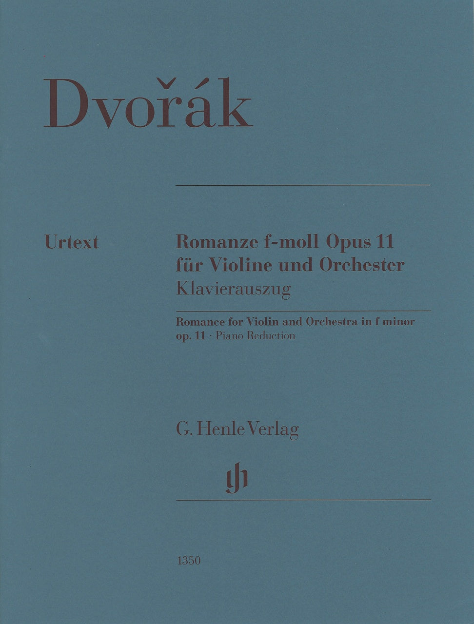 Dvorak, Romance in f, op. 11 (Kordt-Daun (Henle)