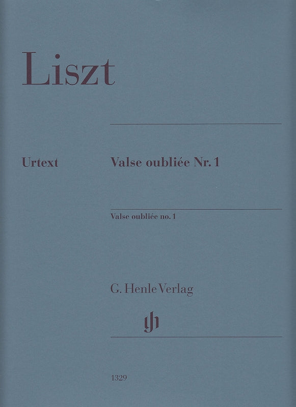 Liszt, Valse oubliee No. 1 S 215/1 (Henle)
