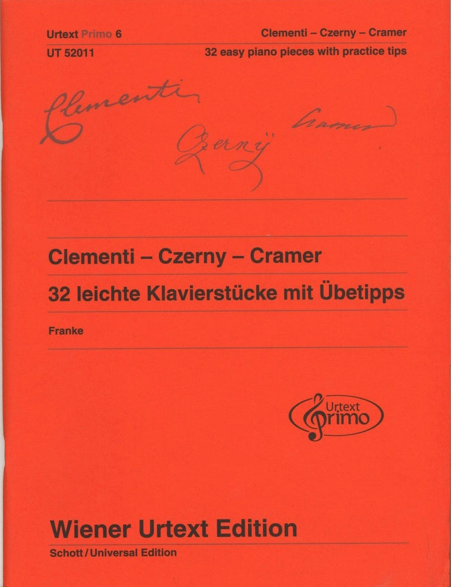 Urtext Primo 6: Clementi, Czerny, Cramer (Wiener Urtext Edition)