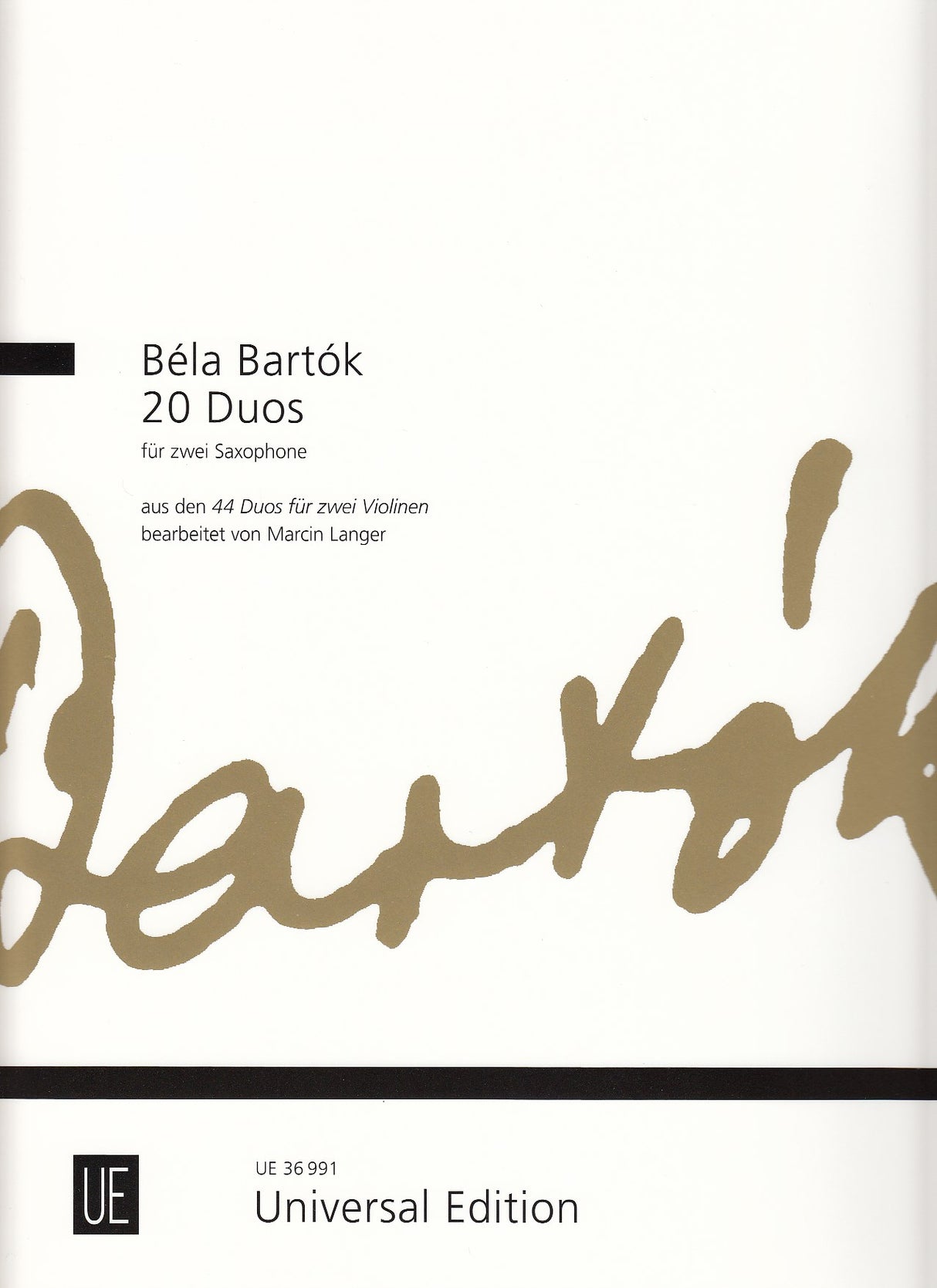 Bartok, 20 Duos (2 Sax) (Universal)