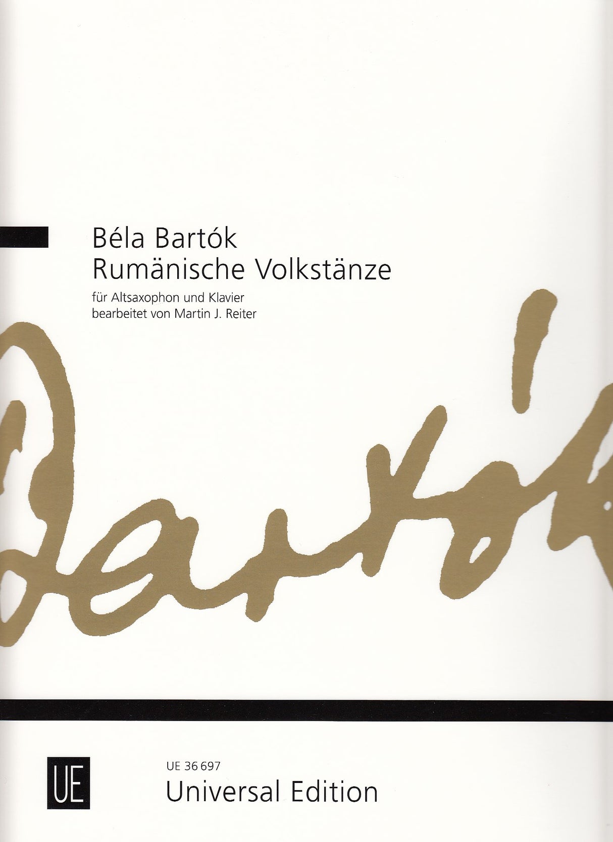 Bartok, Romanian Folk Dances (ASax,Pf) (Universal)