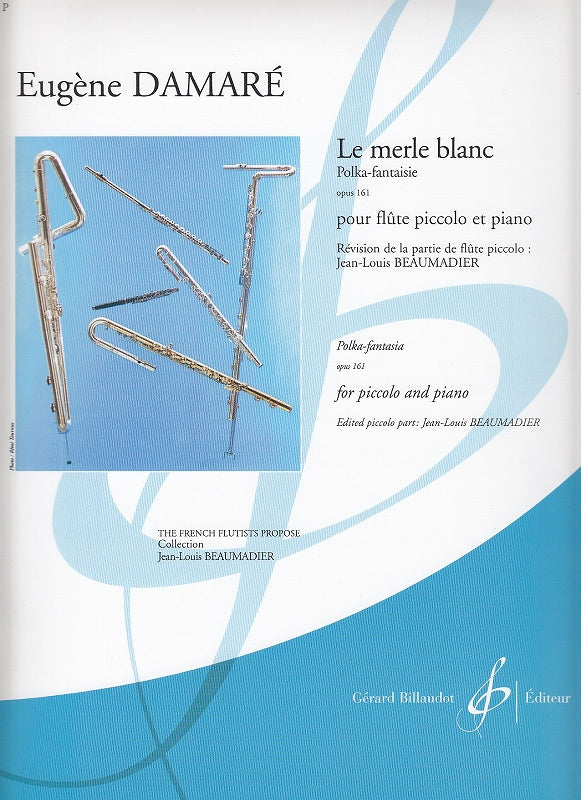 Damare, Merle blanc op. 161 (Picc,Pf) (Billaudot)