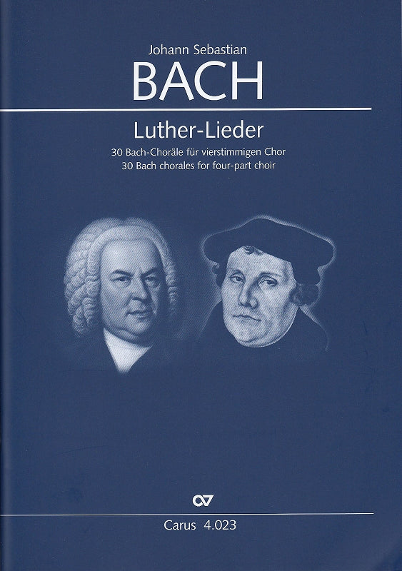 Bach, Luther-Lieder. Vocal Score (Carus)