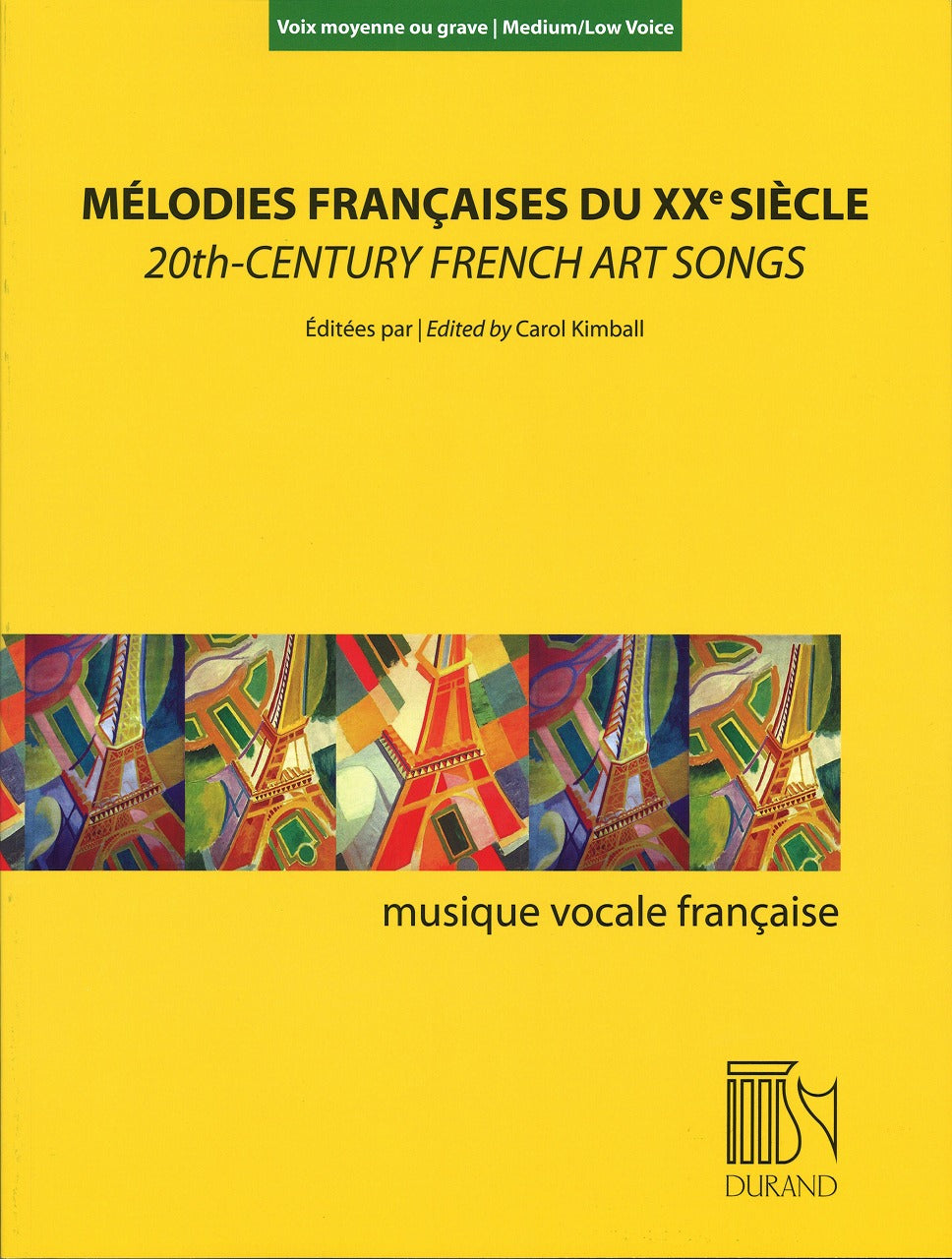 Melodies francaises du XXe siecle (M/L) (Durand)