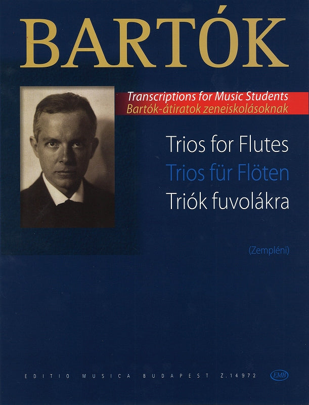 Bartok, Trios for Flutes (3Fl) (Editio Musica Budapest)