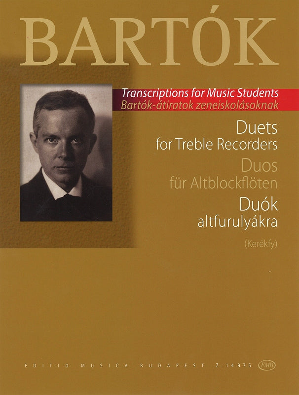 Bartok, Duets for Treble Recorders (Editio Musica Budapest)