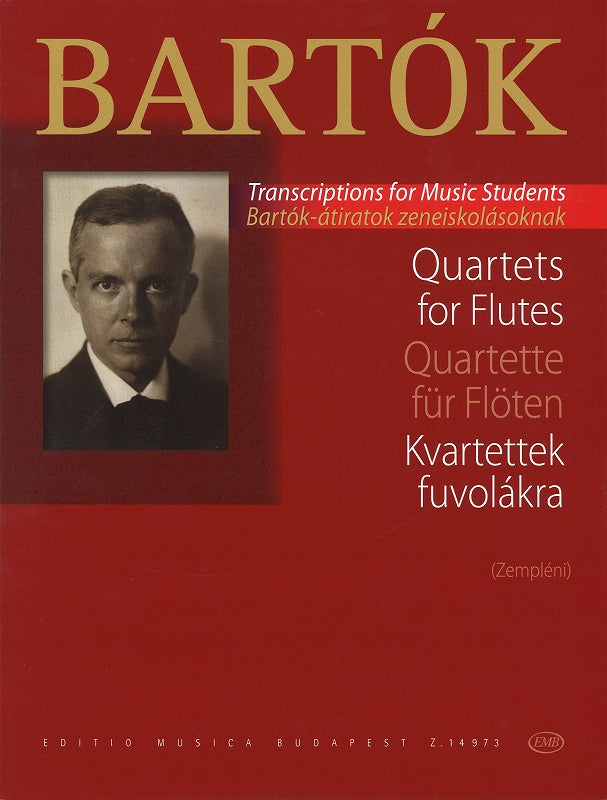 Bartok, Quartets for Flutes (4Fl) (Editio Musica Budapest)
