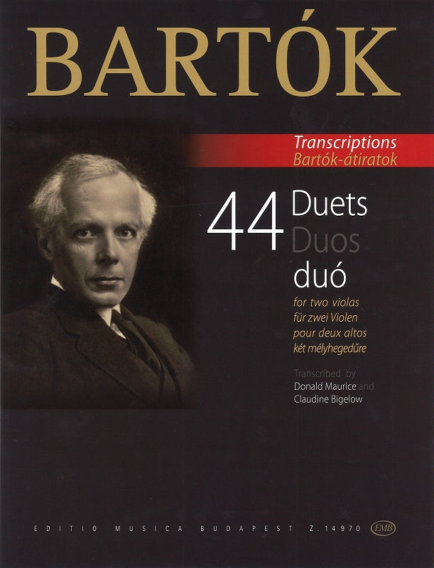 Bartok, 44 Duets for 2 Violas (Editio Musica Budapest)