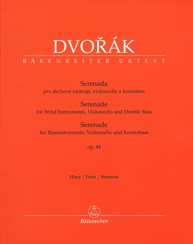 Dvorak, Serenade op. 44 Set of Parts (Barenreiter)