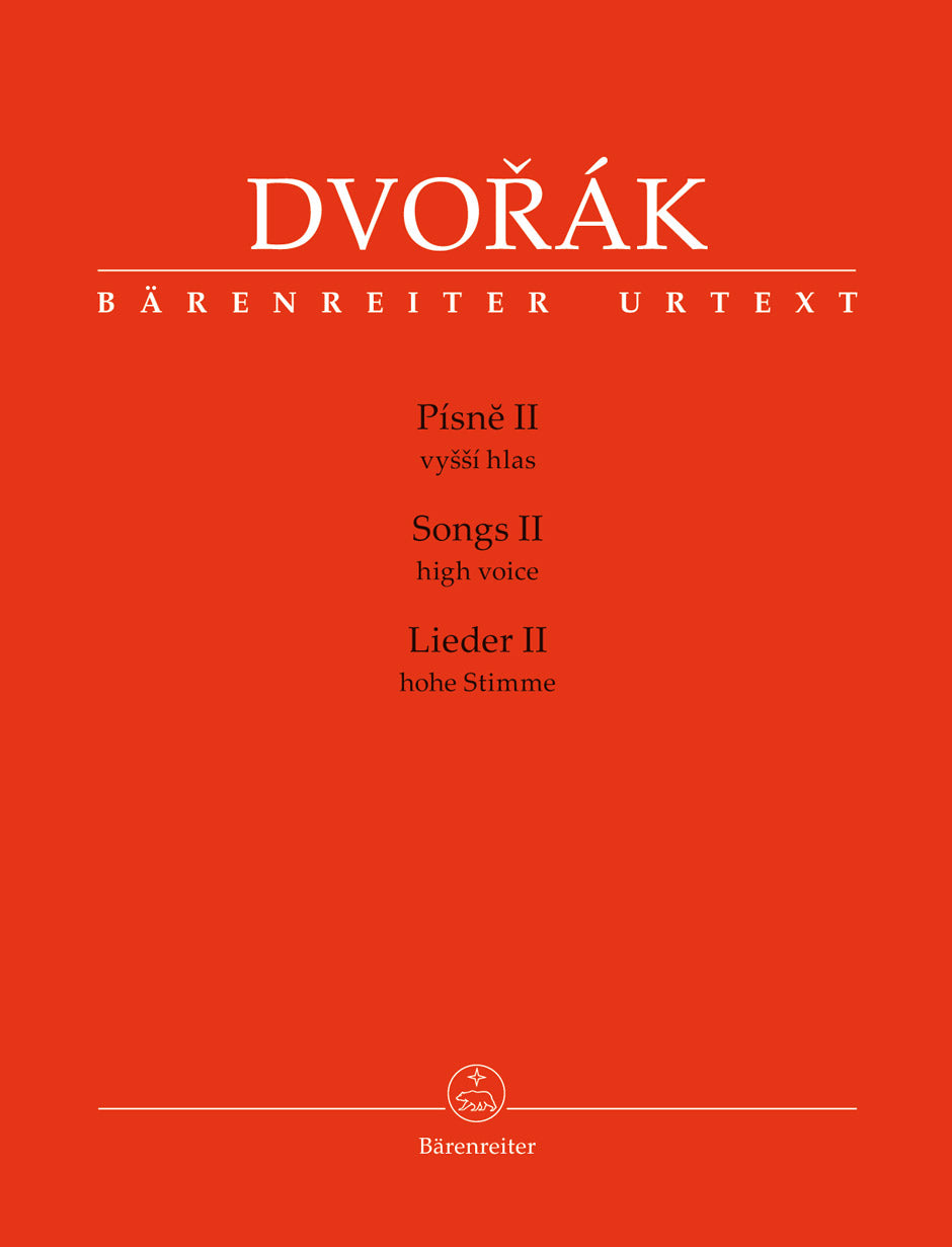 Dvorak, Songs 2: B 84b-204 [Cz/E/G] (H) (Barenreiter)