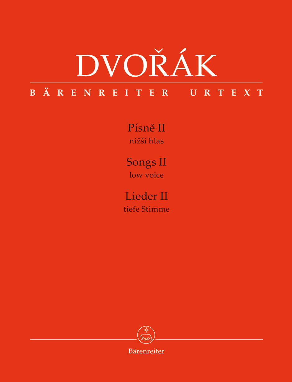 Dvorak, Songs 2: B 84b-204 [Cz/E/G] (L) (Barenreiter)